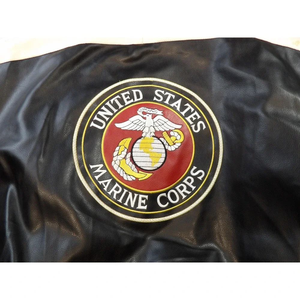 Zorro United States Marine Corps Jacket Mens 3XL Eagle Fleece Lined USA Military - Picture 9 of 11